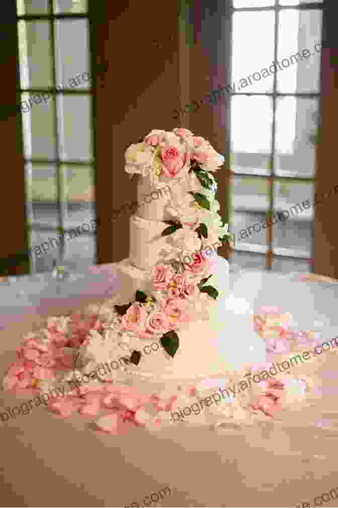 A Beautiful White Wedding Cake With Intricate Piping And Cascading Flowers The Knot Ultimate Wedding Lookbook: More Than 1 000 Cakes Centerpieces Bouquets Dresses Decorations And Ideas For The Perfect Day: More Than 1 000 Decorations And Ideas F Or The Perfect Day