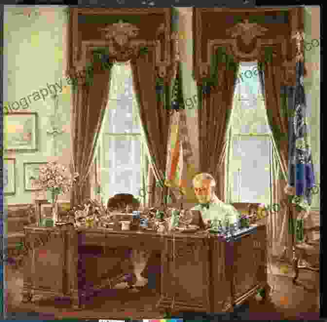 A Majestic Portrait Of An American President, Symbolizing The Weight And Honor Of The Office. Herbert Hoover In The White House: The Ordeal Of The Presidency