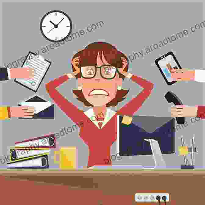 A Stressed Employee Working In A Busy Office Representing Occupational Stress Translational Research In Environmental And Occupational Stress