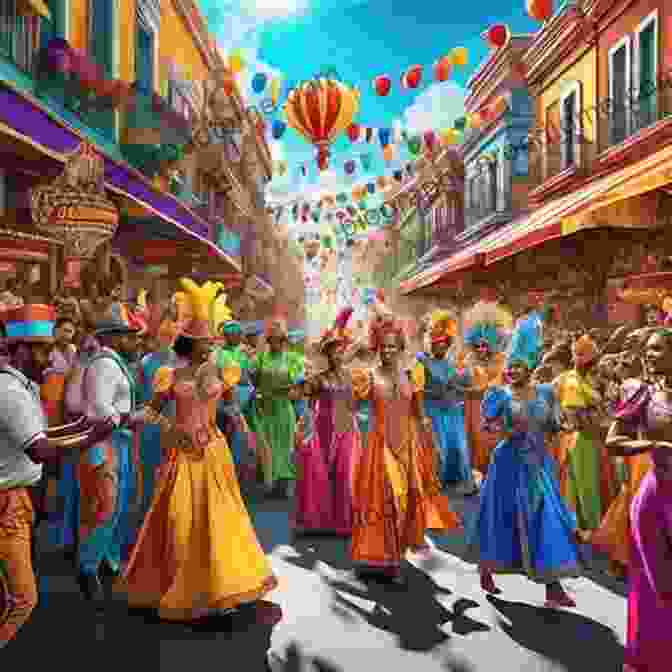 A Vibrant Street Festival Filled With Music, Dance, And Colorful Costumes Celebrating Life Customs Around The World: From Baby Showers To Funerals 3 Volumes