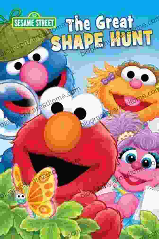 Great Shape Hunt With Sesame Street Book Cover Featuring Elmo, Big Bird, And Cookie Monster Playing With Shapes Great Shape Hunt The (Sesame Street)