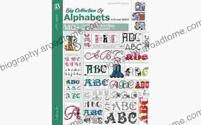 Image Of Big Collection Of Alphabets Leisure Arts Book With Various Alphabets Displayed Big Collection Of Alphabets Leisure Arts