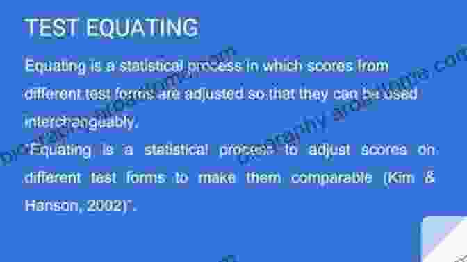 Image Of Test Equating Process Statistical Models For Test Equating Scaling And Linking (Statistics For Social And Behavioral Sciences 0)