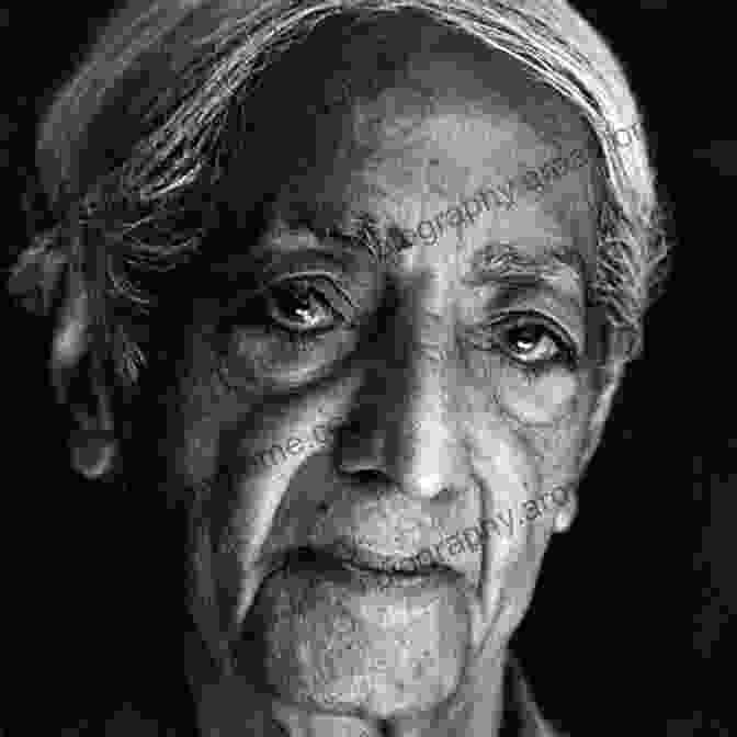 Portrait Of Jiddu Krishnamurti In A Pensive Pose, With A Serene Expression On His Face. The Initiations Of Krishnamurti: An Astrological Biography