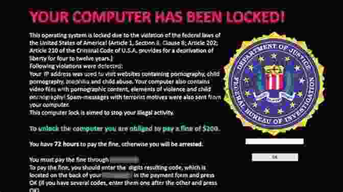 Ransomware Graphic Displaying A Locked Computer Screen With A Ransom Demand 150 Things You Should Know About Security