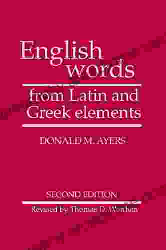 English Words From Latin And Greek Elements